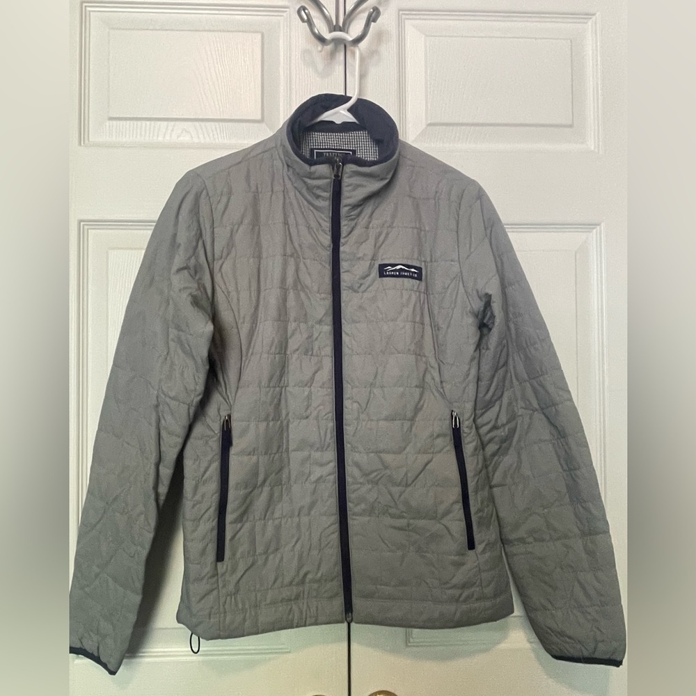 Lauren James Insulated Grey Jacket Size Small